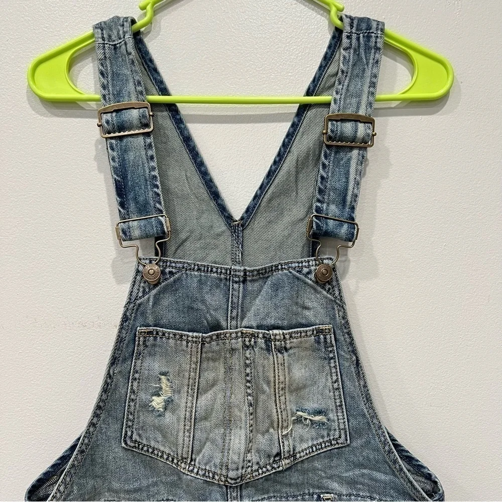 We The Free Overall Skirtall Denim Women’s Size XS NEW